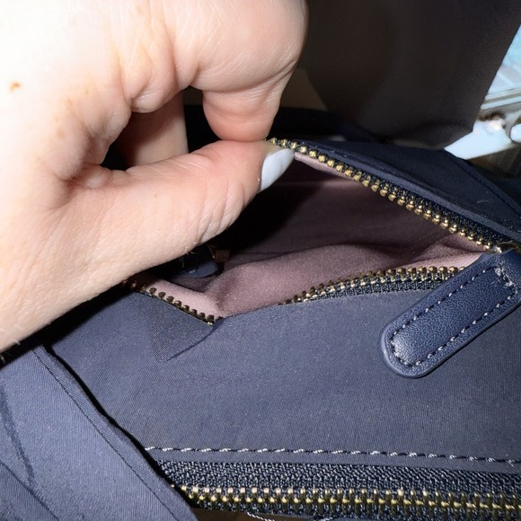 Samara The Ocean Backpack Navy Blue Nylon Unisex Laptop Work Travel Bag EUC - Picture 13 of 15